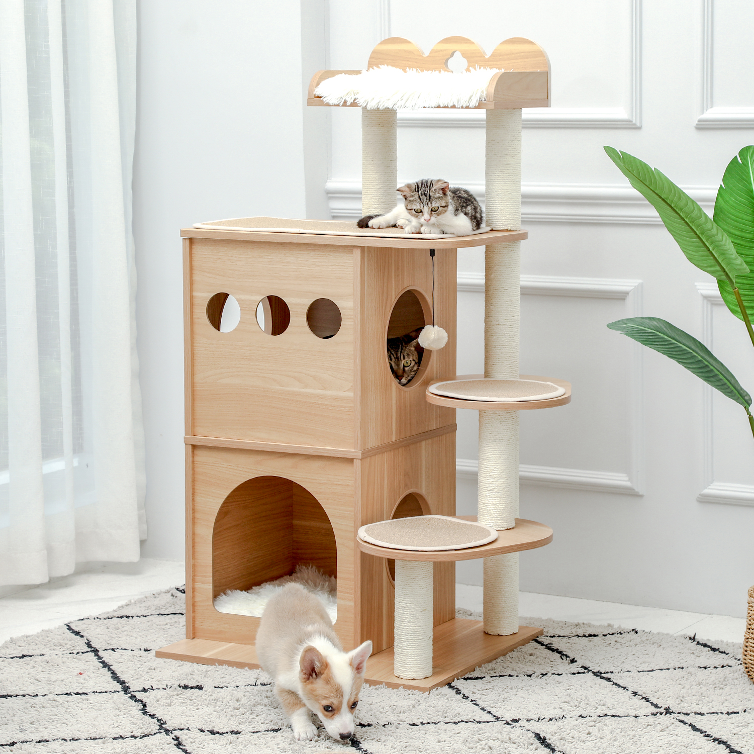 Cat-Tree-House-Condo-Cat-s-Activity-Center-with-Double-Condo-Indoor-Soft-Perch-Fully-Wrapped.jpg